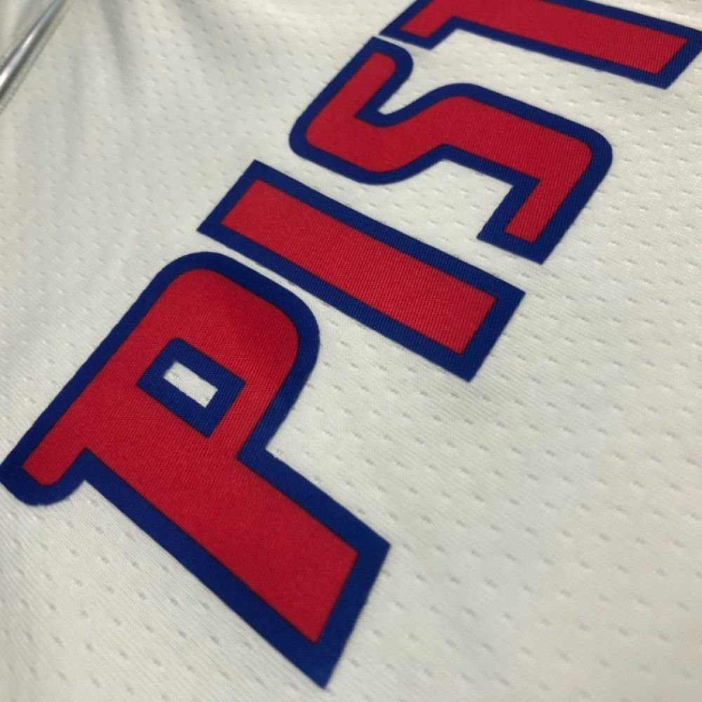 Men's Detroit Pistons Derrick Rose #25 White 2021/22 Swingman NBA Jersey - Icon Edition-Pro Kit Vault | Brand New 26/27 Sports Jerseys
